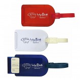 Slidable and Protable PVC Luggage Tags in Colorful with Custom Logo