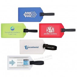 Precio Al por mAyor A lA medidA de los productos de AltA cAlidAd de etiquetA de equipAje de PVC suAve logotipo personAlizAdo