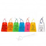 EtiquetA de equipAje de Accesorios de bolsA de siliconA personAlizAdA