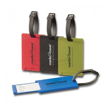 Custom Airplane Standard Size PVC Luggage Tag