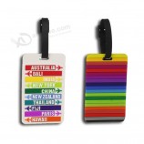 EtiquetAs personAlizAdAs de AltA cAlidAd del equipAje del pvc suAve