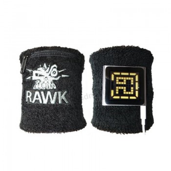 Top Selling Custom Logo Cotton Sweatband with Wallet