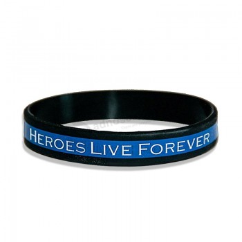 Silicone Wristband Used for Souvenir the Hero with Wholesales
