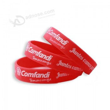 Hot Sale Wholesale Wristband Custom Printed Silicone Bracelets