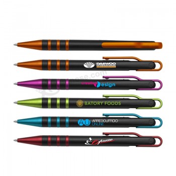 2017 회사 로고가 인쇄 된 최고 품질의 플라스틱 맞춤형 판촉 용 펜