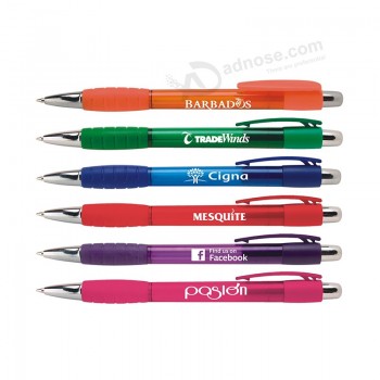 Customized Logo Cheap Imprinted Promotional Nice Plastic Ball Pen