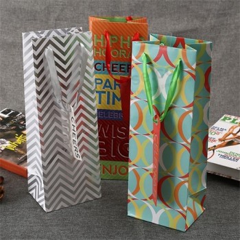 popular gift paper bag,fancy kraft paper bag manufacturer