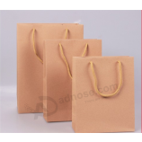 古典的なデザイン中国工場Oemの生産カスタムロゴを印刷茶色のクラフトは、食品パッケージのプレゼントを奪う