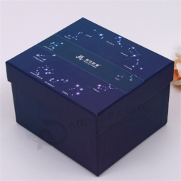 бесплатный образец пользовательских черный роскошный подарок бумажный ящик для пижамы