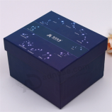 custom black luxury gift paper box for sleepwear