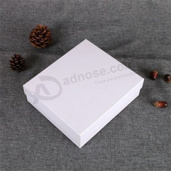 Foldable custom rigid paper box white gift boxes