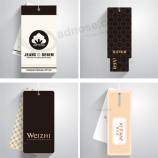 Coutume chinUne noir vêtements recyclés pUnepier étiquette volUnente Unevec de lUne ficelle