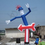Attraente pubblicità gonfiabile cielo ballerino danzante uomo con la freccia(XGSD-03)