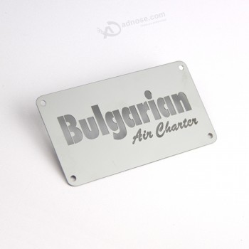 Wholesale Custom printed metal decorative labels with high quality