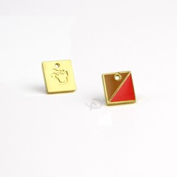 Custom Logo custom metal engraved jewelry tag for sale