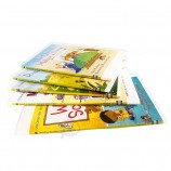 Livre d'histoire imprimé personnalisé de couleur souple pour les enfants