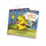 Capa mole encadernação perfeita livro de história de livro de crianças personalizado