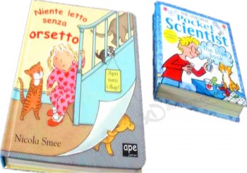 Cmyk profissional/Livro de crianças de capa dura de cor pantone