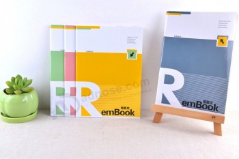 Aangepaste softcover eco-Vriendelijk gedrukt notitieboekje voor school