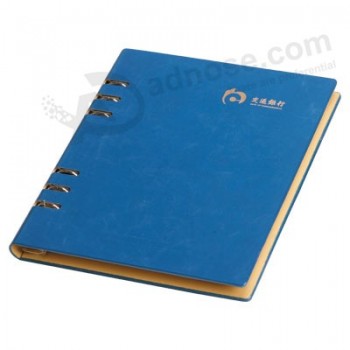 Hardcover Custom PU Leather Notebook with Logo Printing
