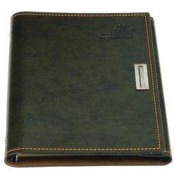Papeterie personnalisée PU impression de cahier en cuir avec serrure