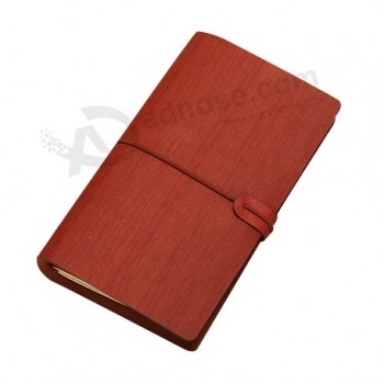 Cuaderno de cuero de la PU de la hoja floja modificada para requisitos particulares de lujo