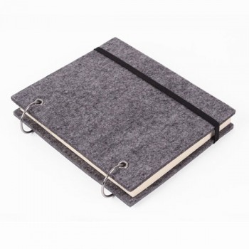 Notebook con copertina rigida personalizzato con raccoglitore ad anelli
