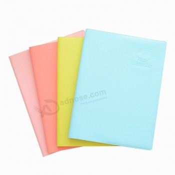 Impressão colorida do livro de nota do exercício do couro colorido do plutônio