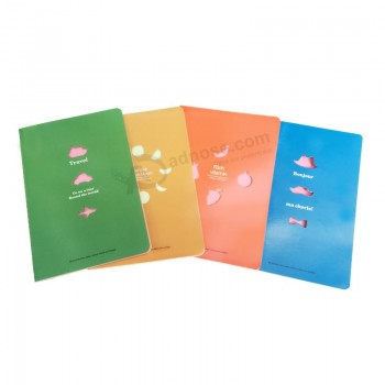 Impresión en cuadernos de tapa blanda customzied impresa a todo color