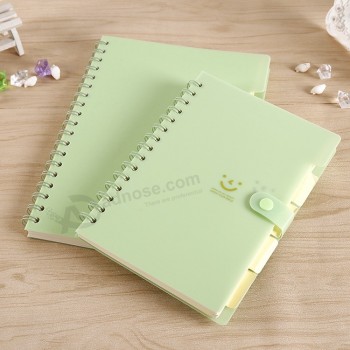 Pvc spiral notebook stationery impressão de caderno personalizado