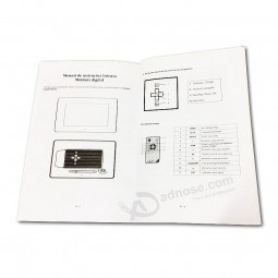 Impresión de folleto de instrucciones de diseño personalizado para productos