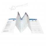Instruction de produit de papier de décalage pliant/Impression de brochures