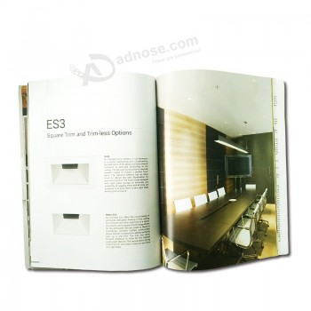 Soft Cover Customized Catalogue Brochure Printing