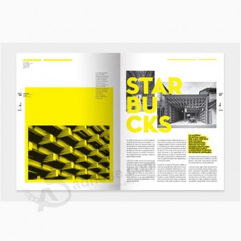 Impresión suave de la revista del diseño de la cubierta suave del OEM