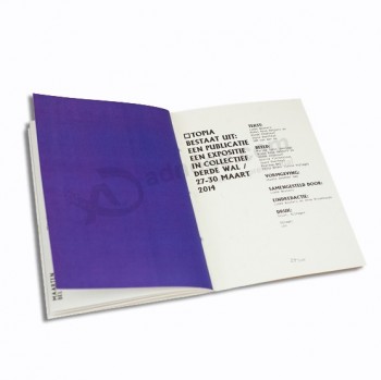 Impresión de folletos personalizados a todo color de tapa blanda