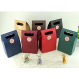 High Quality Custom Kraft Paper Gift Bags Wholesale 