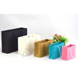 Eco-Simpatico shopping bag colorato in carta kraft