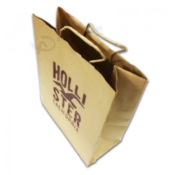 Shopping bag in carta kraft personalizzata con stampa cmyk