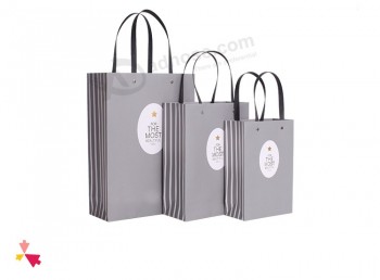 Cmyk stampato personalizzato nuovo sacchetto di carta design, borsa shooping o sacchetto del regalo