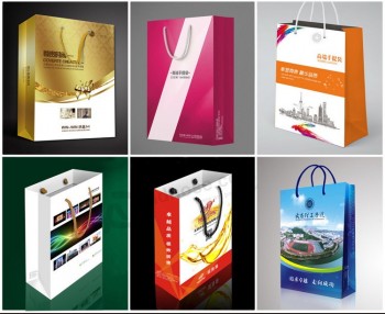 Full Color Printed Customized Paper Folding Bag