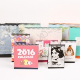 Wholesale Custom Spiral Binding Desk Calendar Printing