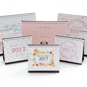 Fancy Customized Design Paper Desk Calendar Printing