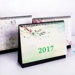 Impressão de calendário de mesa de design de moda personalizada de cores