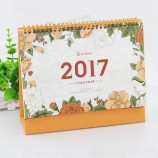 Impressão de cor cheia profissional calendário de mesa personalizado