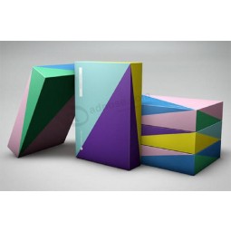 Boîte-cadeau en papier de carton d'impression offset en couleur personnalisée