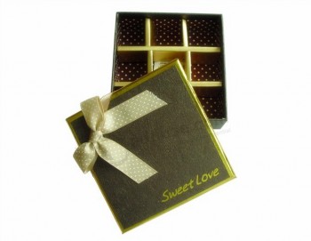Impresión personalizada eco-Cajas de comida amistosa cajas de chocolate de impresión