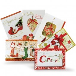 High Quality Christmas Custom Greeting Card with Custom Logo