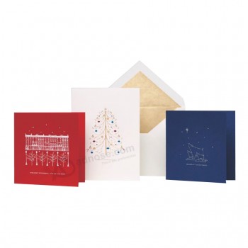 Full Color Offset Printing Gift Greeting Card Custom