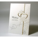 Luxe aangepaste wenskaart bruiloft uitnodigingskaart