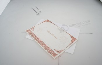 Fancy Wedding Invitation Cards Holloewd-out Greeting Card Printing